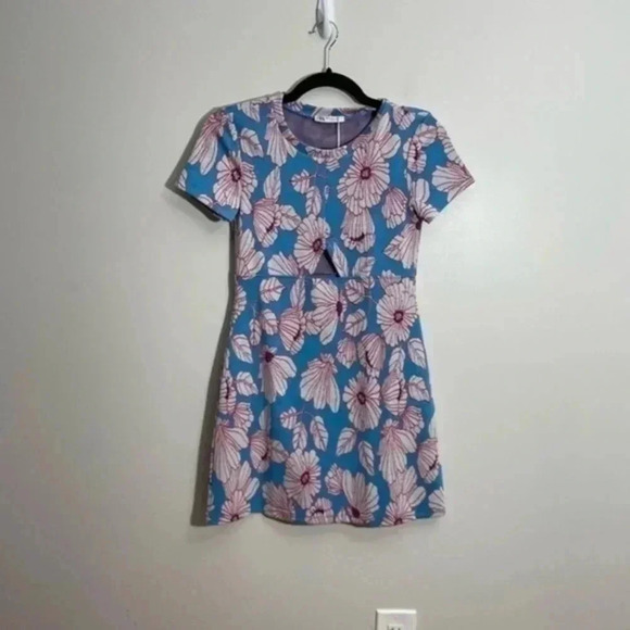 Zara cut out jacquard dress Small 5039/607 - Picture 1 of 7